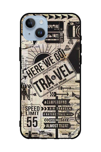 Covernex غطاء حماية لجهاز Apple iPhone 14 Plus Here We Go Travel