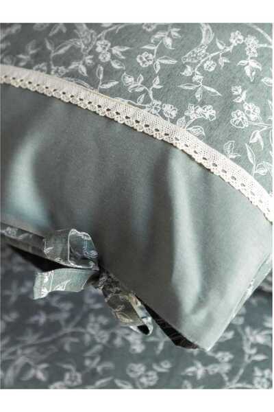 Apricitas HOME Çift Kişilik Pamuk Krep Nevresim Takımı GALVIN OLIVE