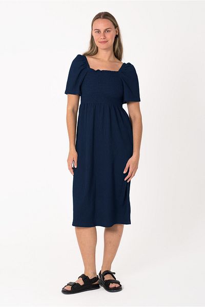 SCREENSHOT Women's Square Neck Wrap Dress - Comfortable and Modern Fit / Different Color Choices