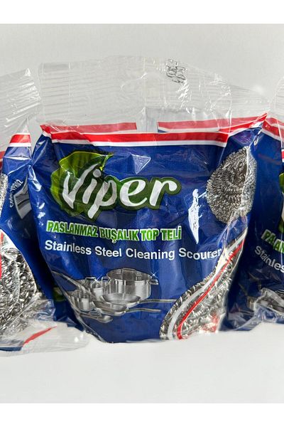 VİPER 10 Packs of Stainless Steel Scrubbing Wire