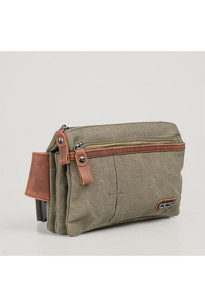 ÇÇS Ççs 31510 Double Canvas Waist Bag Green