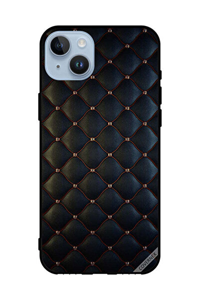 Covernex غطاء حماية لهاتف Apple iPhone 14 Plus بنمط طوابع على القماش