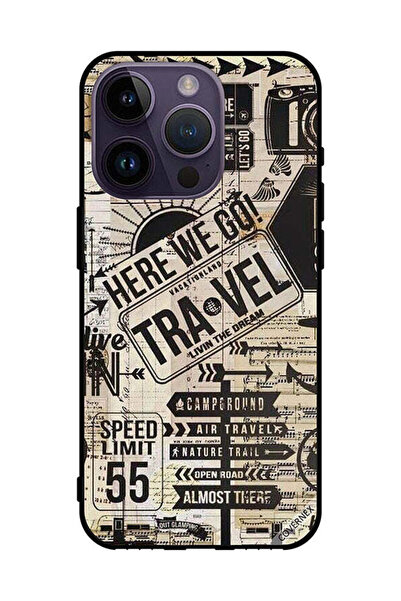Covernex Protective Case Cover For Apple iPhone 14 Pro Here We Go Travel