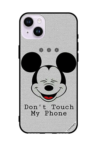 Covernex غطاء حماية لهاتف Apple iPhone 14 - لا تلمس هاتفي ميكي