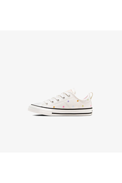 Converse Chuck Taylor All Star Madison Polka Dots Kids White Sneaker