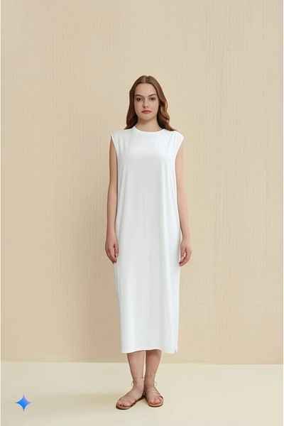 Vegove Premium Long Zero Sleeve Inner Dress