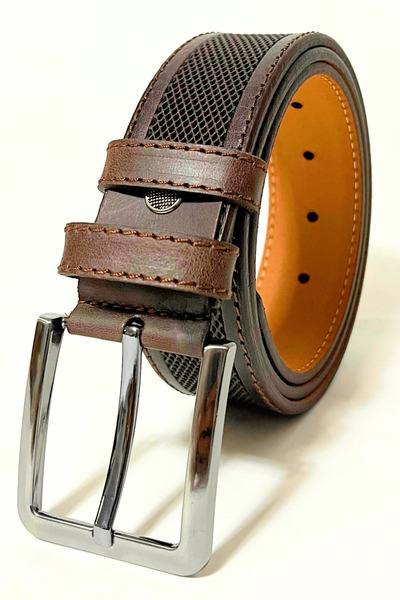 Parscraft Curea Bărbați Tiguan din piele naturală 4 cm pentru nuntă, logodnă,...