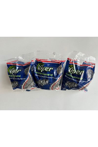 VİPER 10 Packs of Stainless Steel Scrubbing Wire