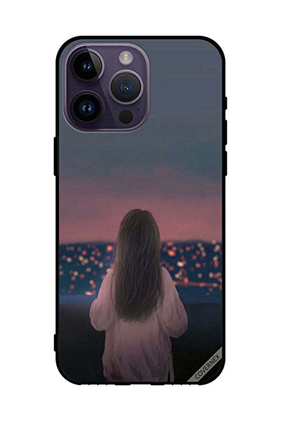 Covernex غطاء حماية لهاتف Apple iPhone 14 Pro Max - فتاة واقفة