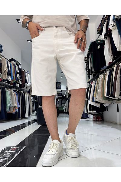 higo Basic Men's Relaxed Fit Jean Shorts