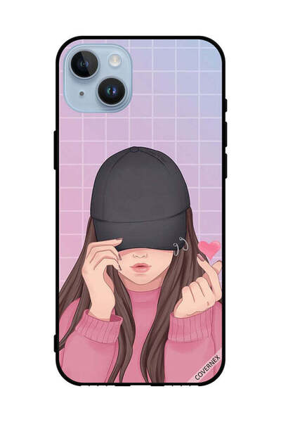 Covernex غطاء حماية لهاتف Apple iPhone 14 Plus - قبعة سناب لوف جيرل