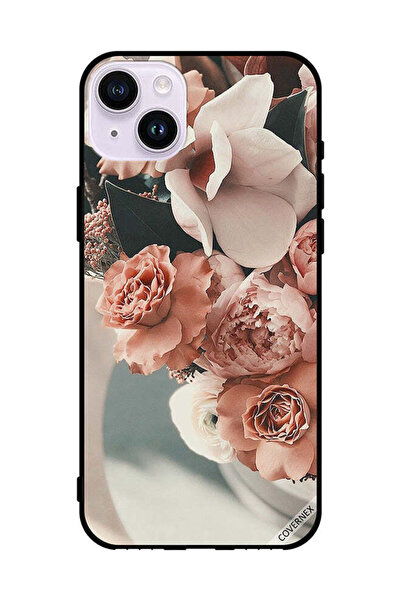 Covernex Protective Case Cover For Apple iPhone 14 Bouquet Of Peach Flowers