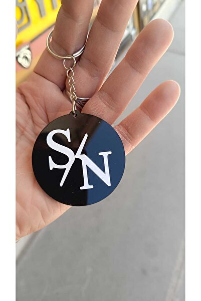 Arzuca Konsept Baş Harf Anahtarlık | Pleksi Anahtarlık | Kişiye Özel Harf Ana...