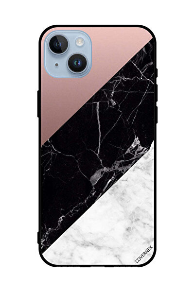 Covernex غطاء حماية لهاتف Apple iPhone 14 Plus بنمط مزيج من الرخام واللون العادي