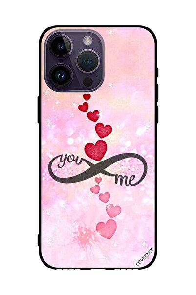 Covernex غطاء حماية لجهاز Apple iPhone 14 Pro Max قلوب أنت وأنا للأبد