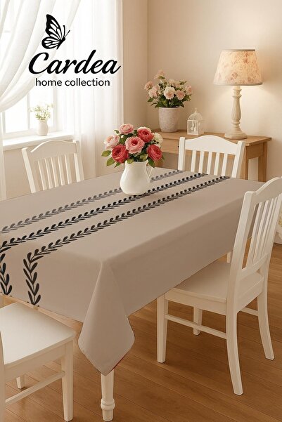 Cardea Home Collection Față de masă cu imprimare digitală de producție specială cu tematică de iederă