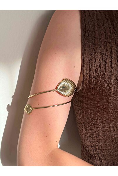 Vola Collection سوار من الفولاذ الذهبي على شكل صدفة البحر