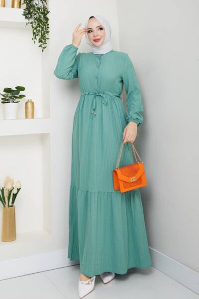 exxitcollection ΓΥΝΑΙΚΕΙΟ ΦΟΡΕΜΑ ΜΑΚΡΥ ΤΥΡΚΟΥΑΖ ΣΤΡΟΓΓΥΛΟ