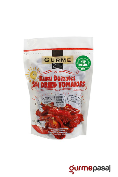 Gurme212 Gurme 212 Kurutulmuş Domates Küp Kesim 1 KG x 12 Adet (Koli)