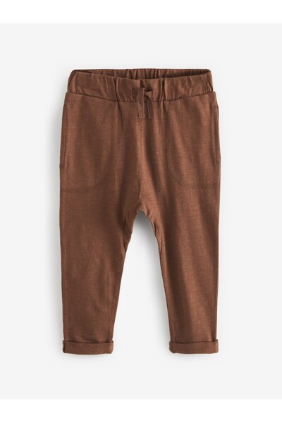 Next Baby Cotton Sage Green Coffee Sweatpants / 3-Piece Jogger Set