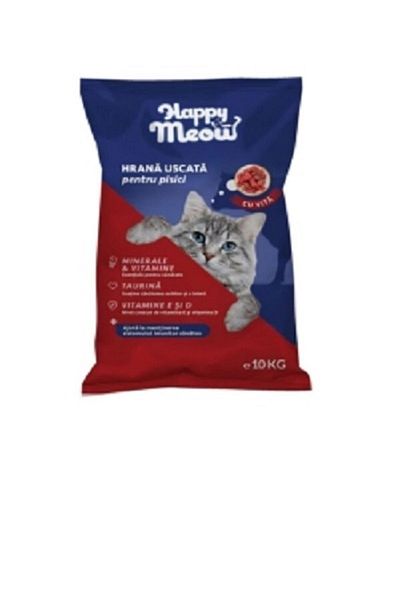 HAPPY MEOW Happy Meow dry cat food with beef 1 kg