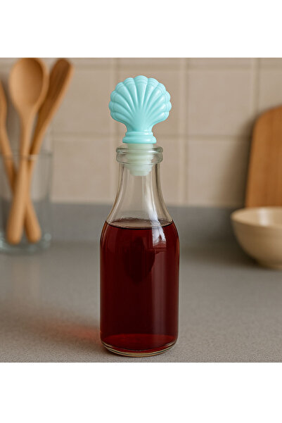 SİHİRLİ AYAKLAR Colorful Bottle Stopper Leak-Proof Glass Bottle Oil Pot Lemon Vinegar Liquid Oil Bottle Apparatus Organizer 10cm