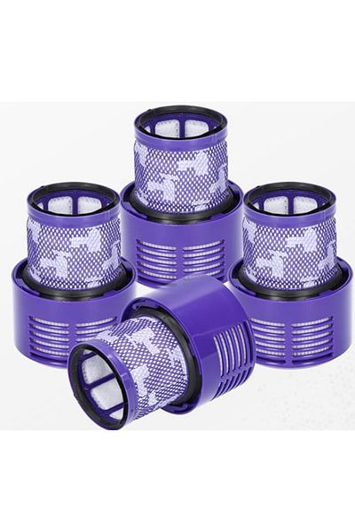 Magic Bags 4 X Hepa Filter, Fits for Dyson V10 Sv12 Cyclone, Absolute Extra, Animal, Total Clean, Models