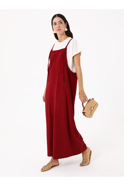 VAV Hijab dress - burgundy - wow