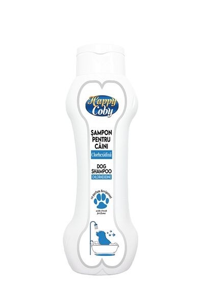 Happy Coby Sampon pentru caini Happy Coby cu clorhexidina 300ml,