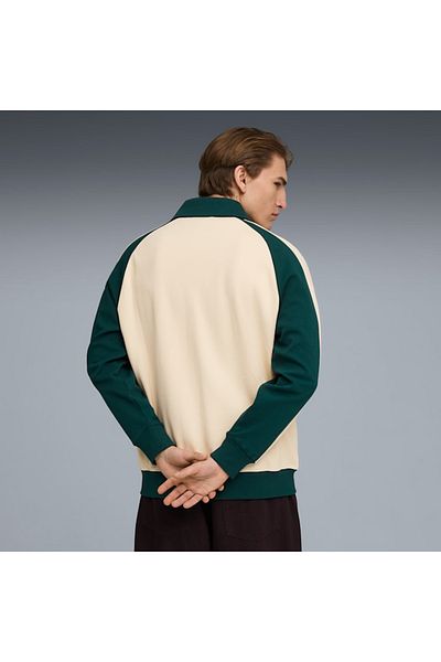 Puma Ανδρικό κρεμ μπουφάν T7 Relaxed (632994-87)