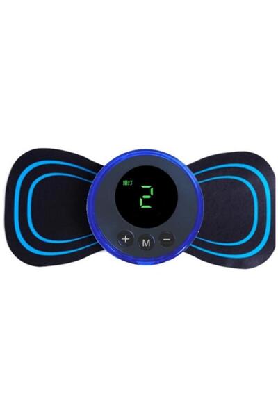 ZhlTools 8 Modlu Mini Şarjlı Kelebek LCD Ekran Ems Boyun Omuz Kol Sırt Elektr...