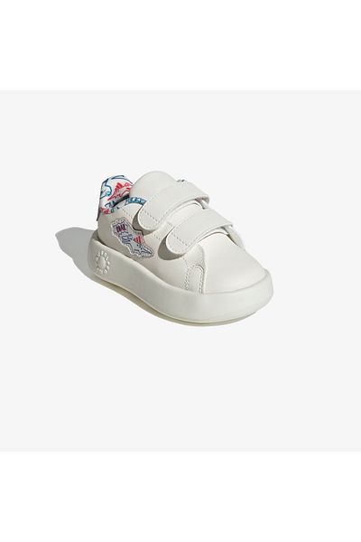 adidas Advantage Dino Baby White Velcro Sports Shoes