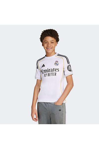 adidas ريال مدريد إف سي للأطفال جيرسي أبيض
