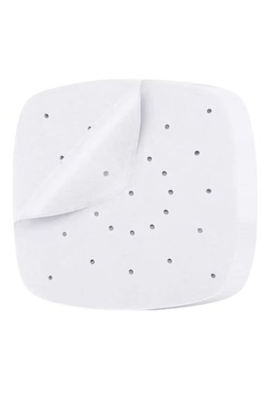 ECOOPTS Set of 100 baking papers for Ecoopts hot air fryer, 19 x 19 cm, white
