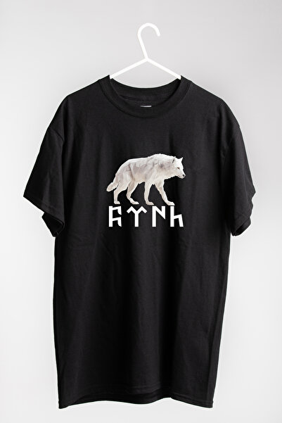 THE SHARK Μπλουζάκι Göktürkçe Türk ve Bozkurt Ειδικού σχεδιασμού με στάμπα 10...