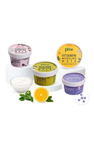 PIME مجموعة أقنعة النمذجة الكورية - فيتامين سي، شجرة الشاي، الكولاجين، الزباد...