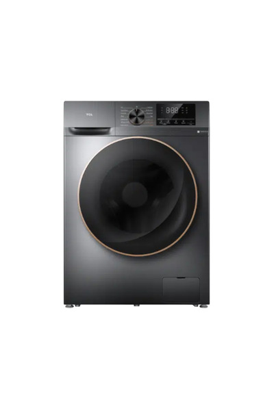 TCL Washing Machine Front Load, Full Dry, 10Kg, Dry 7Kg, Silver