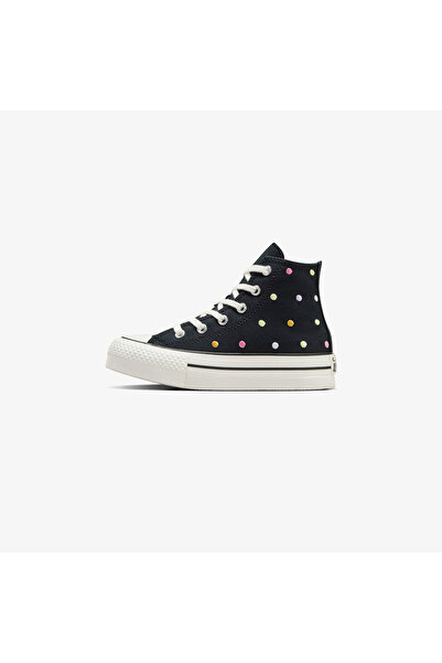 Converse Siyah Kız Çocuk Kanvas Yürüyüş Ayakkabısı A12609C.001-CHUCK TAYLOR ALL STAR