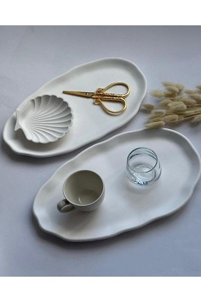 Elan Design Decorative Double Promise Engagement Groom Coffee Ring Tray