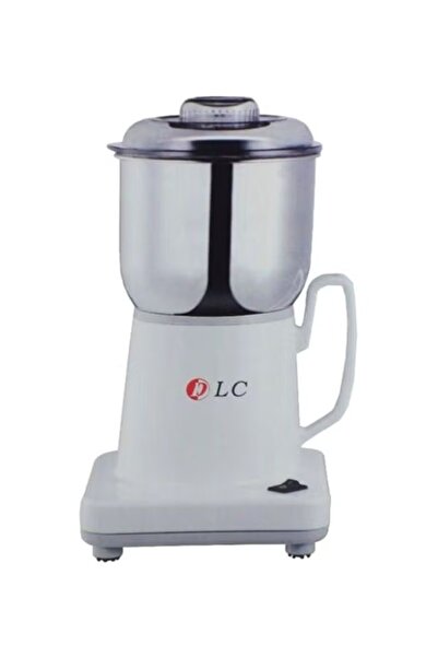 DLC قطاعة وكسارة سطح الطاولة - معالج طعام بقوة 400 واط للأعشاب والحبوب والتوابل (أبيض/فضي)