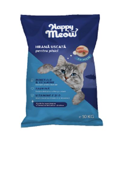 HAPPY MEOW Happy Meow dry cat food with fish and vegetables 10 kg