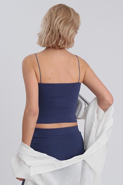 Palo Santo Undershirt - Blue - Crop