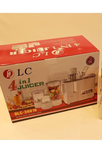DLC 4 In 1 Juicer, 1L, White/Clear