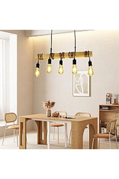 Hummer Wooden Hanging Light E27*5L