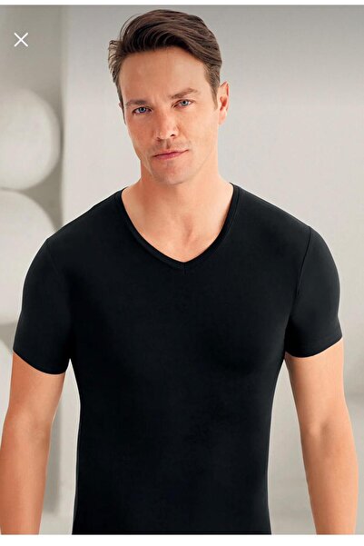 Şahinler Sahinler, 6-Pack Men's Modal Lycra V-Neck Tank Top 46% Modal 46% Cot...