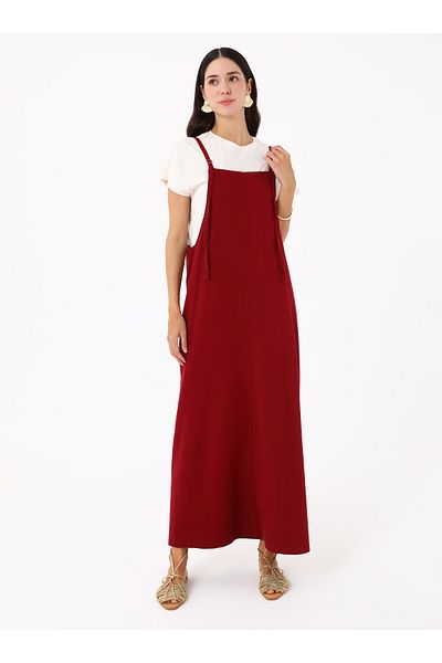 VAV Hijab dress - burgundy - wow