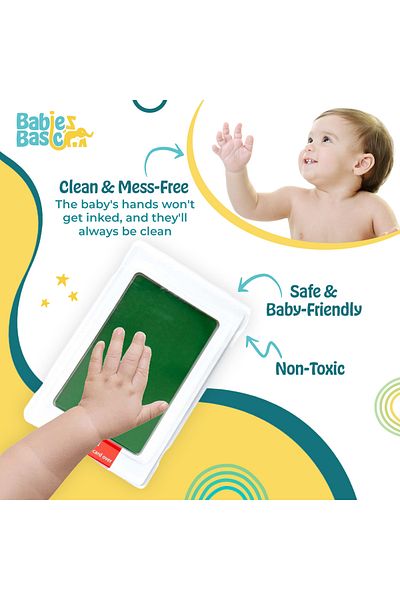 Babies Basic Clean Fingerprint with two imprint cards - Emarald Green