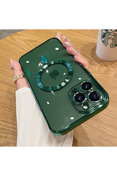 halkhouse iPhone 16 Pro Max Kılıf Kamera Lens Korumalı Magsafe Şarj Özellikli...