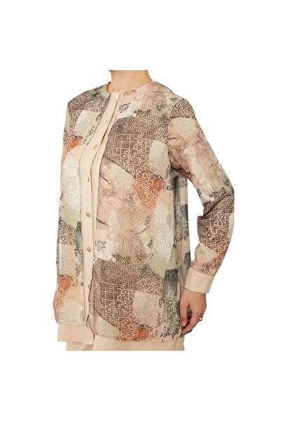 Levidor Ethnic Pattern Chiffon Tunic Set