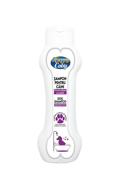 Happy Coby Sampon caini pentru blana sensibila Happy Coby cu extract de musetel 300ml